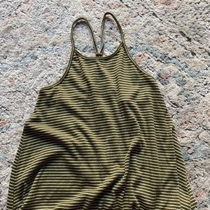 Old Navy Green Striped Tank